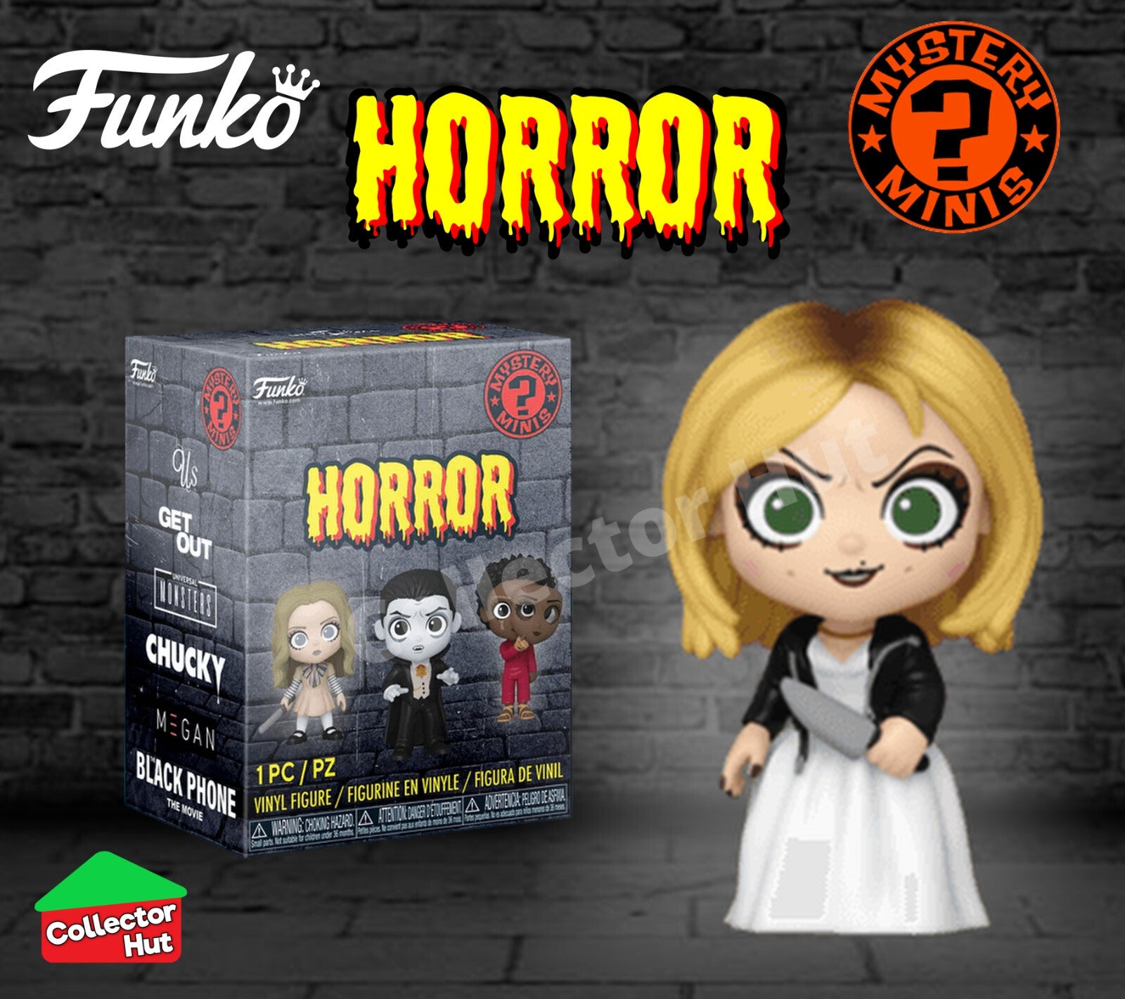 Funko Horror Film Mystery Mini Figures Universal Pictures IDENTIFIED