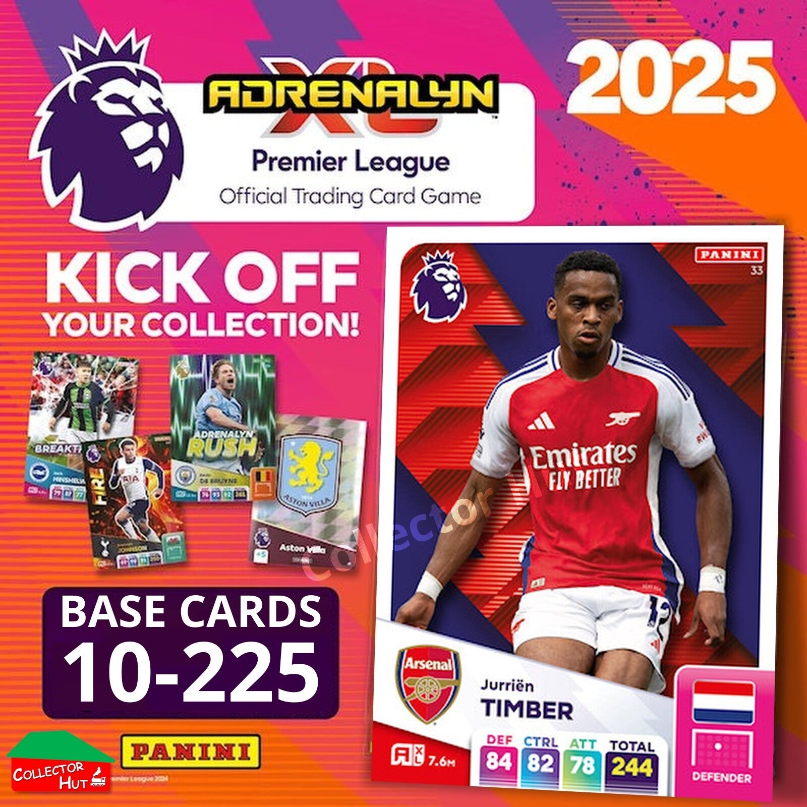 Panini Adrenalyn XL Premier League 2025 2024/25 Base & Foils #10-225