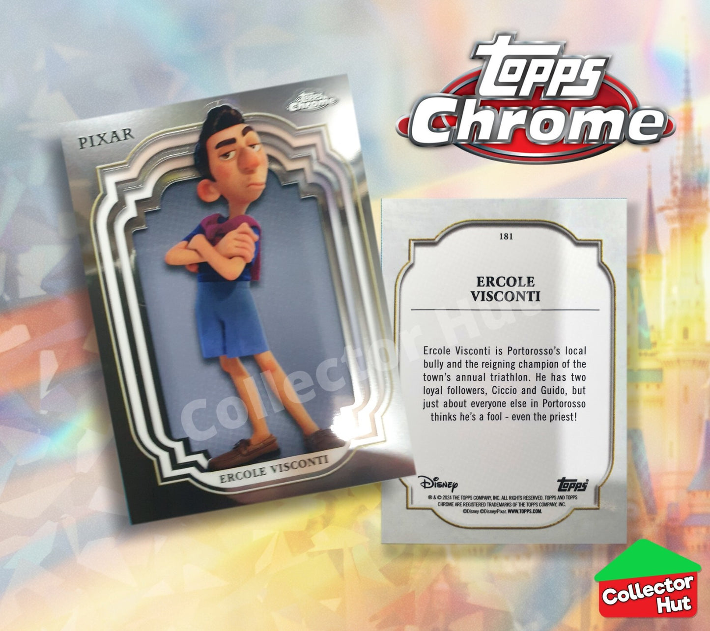 Disney Topps Chrome 2024 Base Cards 1-200 Pick Singles to Complete Your Set