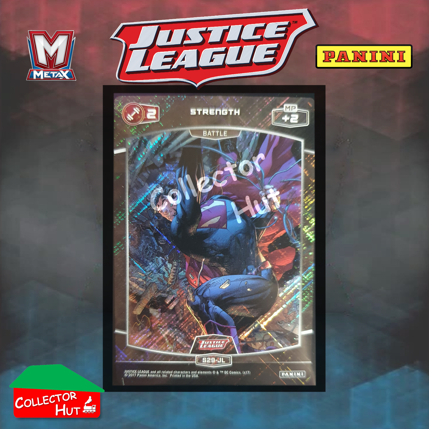 Panini MetaX DC Justice League Foil Cards S1-S72 Choose Your Card