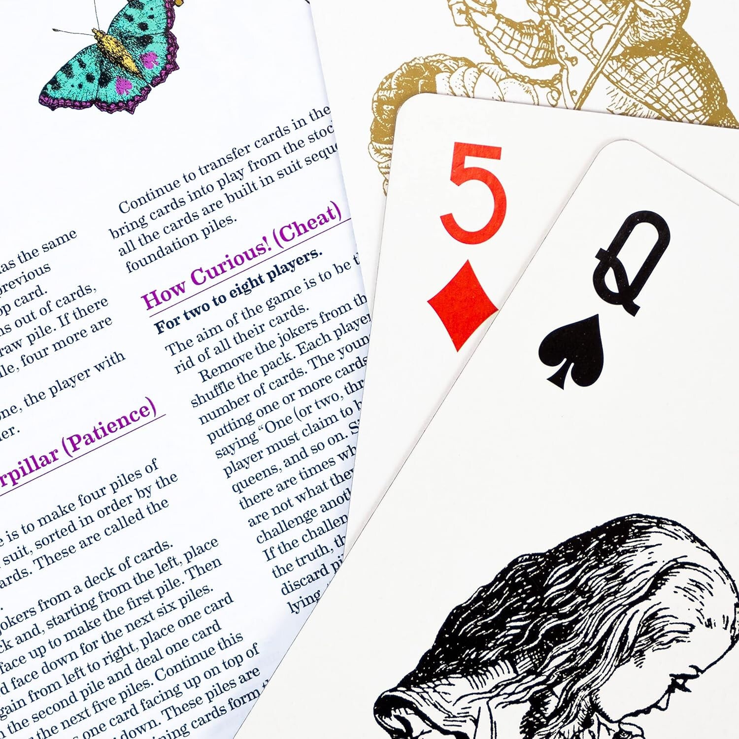 The Queen’s Guard Alice in Wonderland Playing Cards Giant & Regular