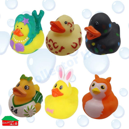 Novelty Rubber Ducks 5cm Assorted Characters Designs Henbrandt