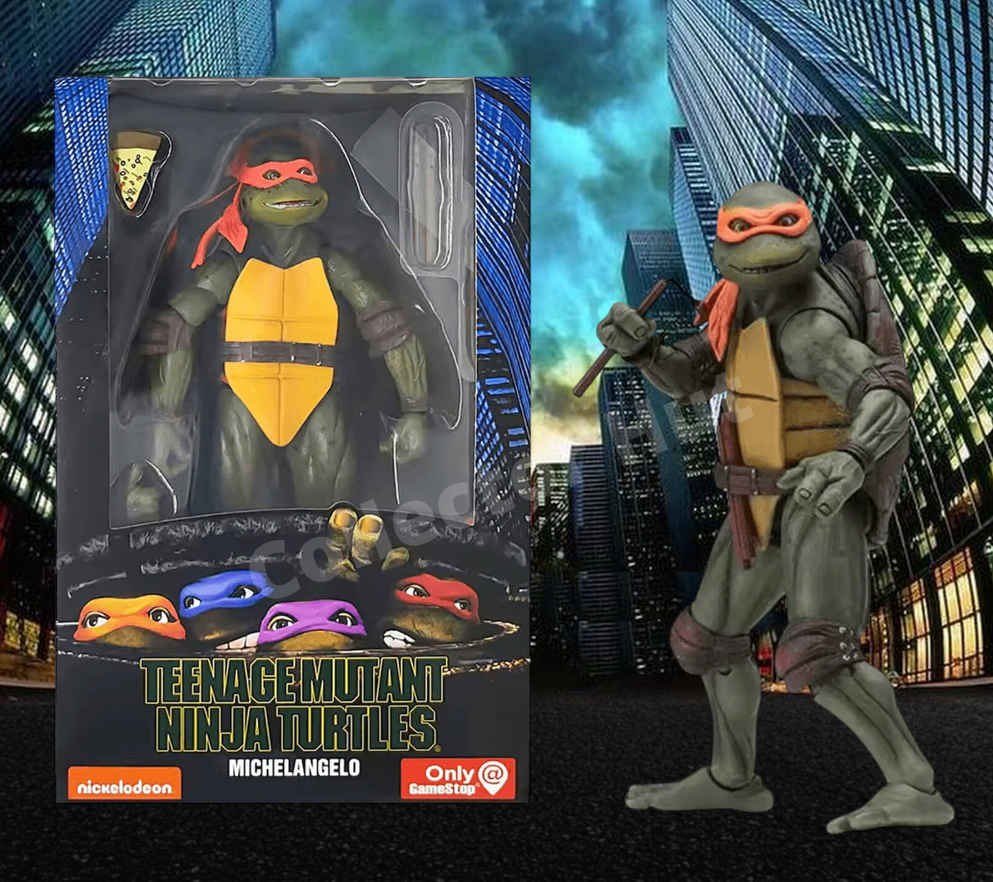 Ninja Turtles 1990 Movie 7" NECA TMNT Teenage Movable Toys Mutant Action Figure