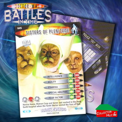 DOCTOR WHO Battles in Time #601-825 ULTIMATE MONSTERS RARE & COMMON Cards
