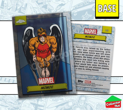 Marvel Topps Chrome 2024 Base Card Collection 1-150 YOU CHOOSE