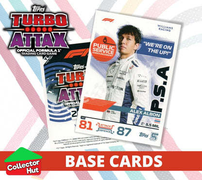 Topps Turbo Attax Formula 1 F1 2024 #167-312 Base Cards YOU CHOOSE
