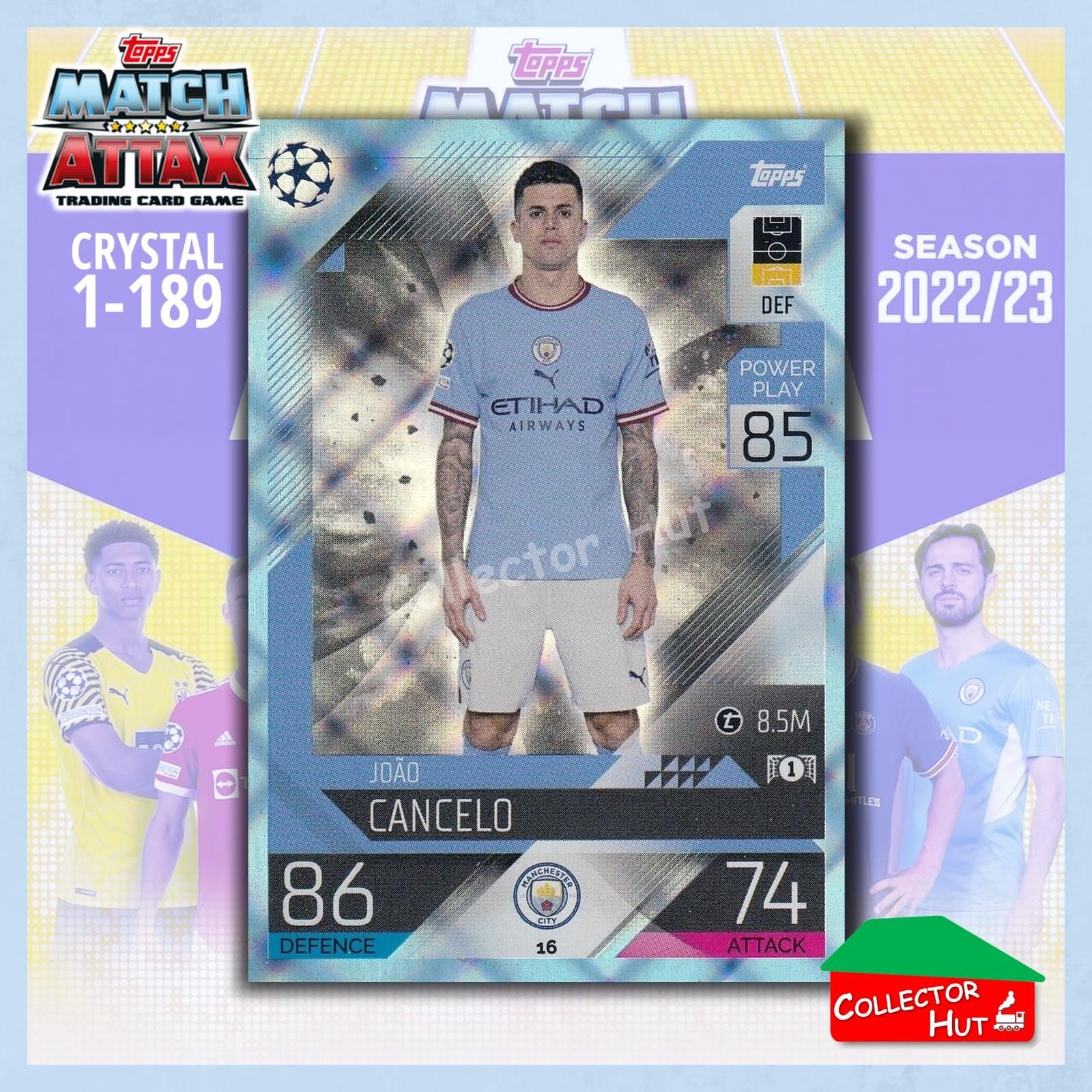 Topps Match Attax Europa Champions League 2022/23 Crystal Parallel Cards 1-189