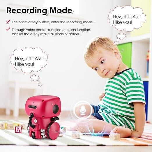 Interactive Smart Robot Kids Toy Voice & Touch Control Dancing Talking Pet Gift