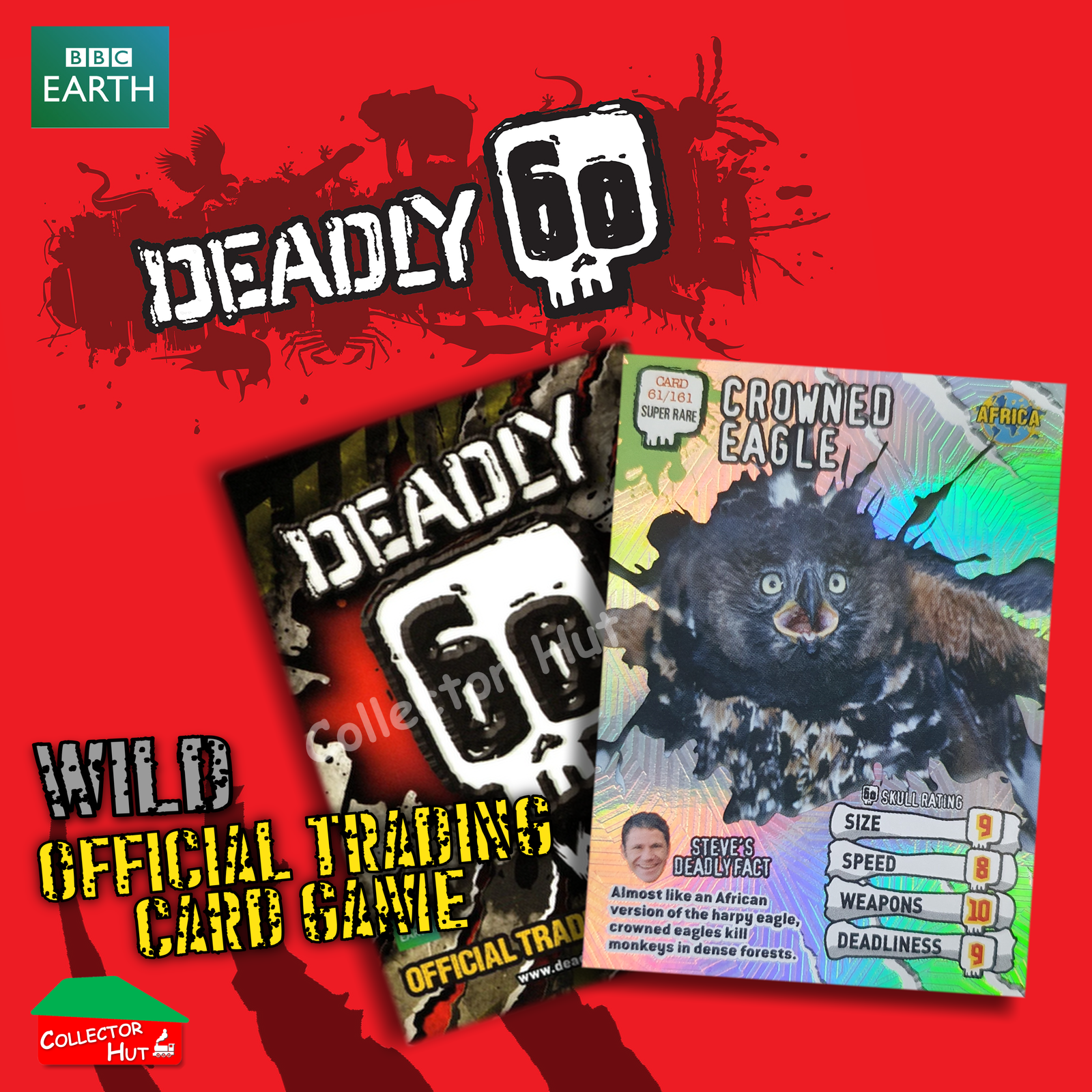 CBBC Deadly 60 Season 1, 2 & Wild FOIL RARE LIMITED Trading Cards