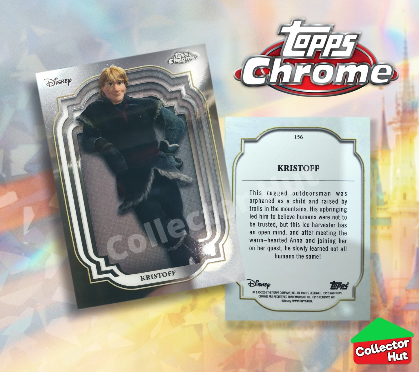 Disney Topps Chrome 2024 Base Cards 1-200 Pick Singles to Complete Your Set