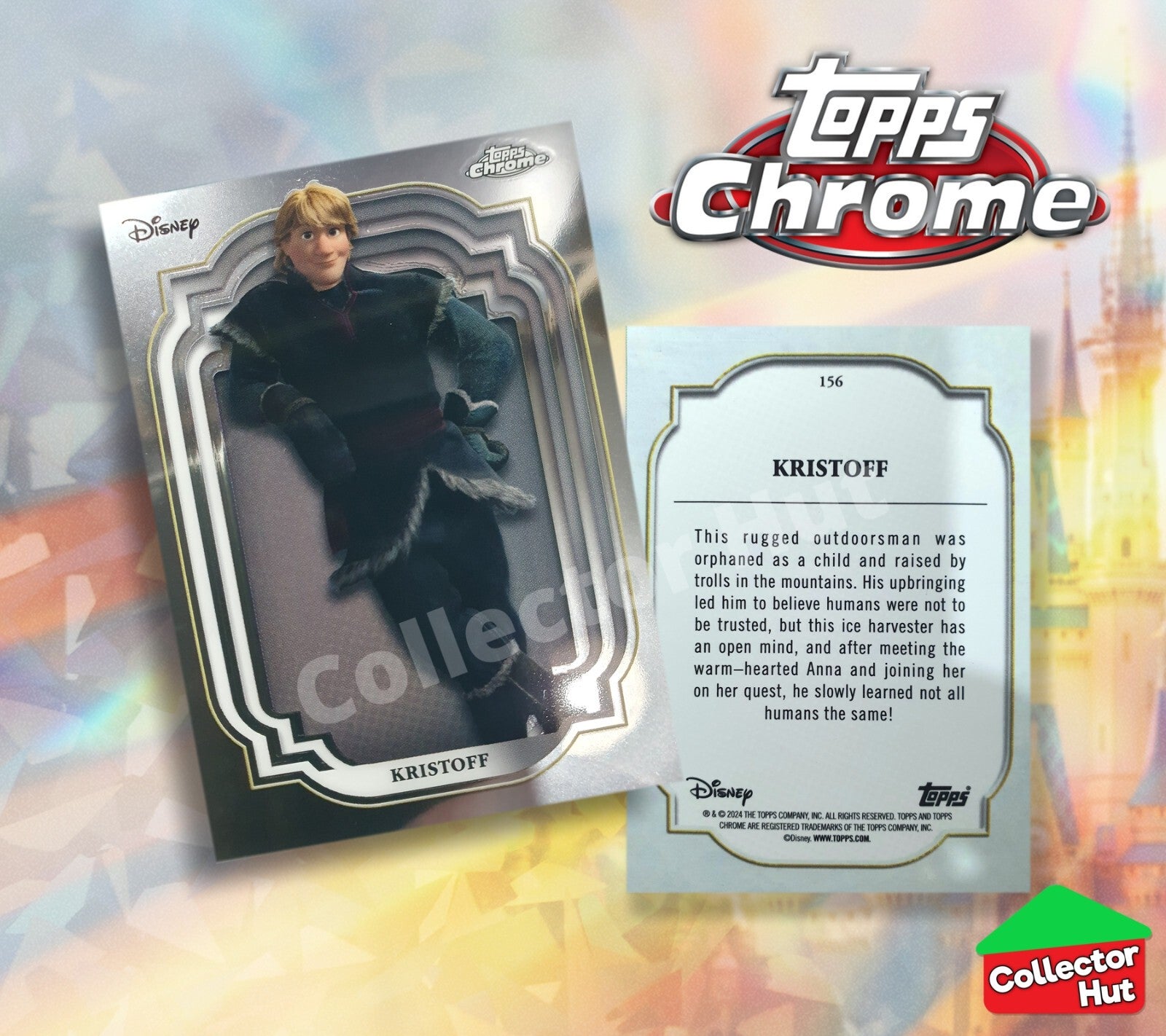 Disney Topps Chrome 2024 Base Cards 1-200 Pick Singles to Complete Your Set
