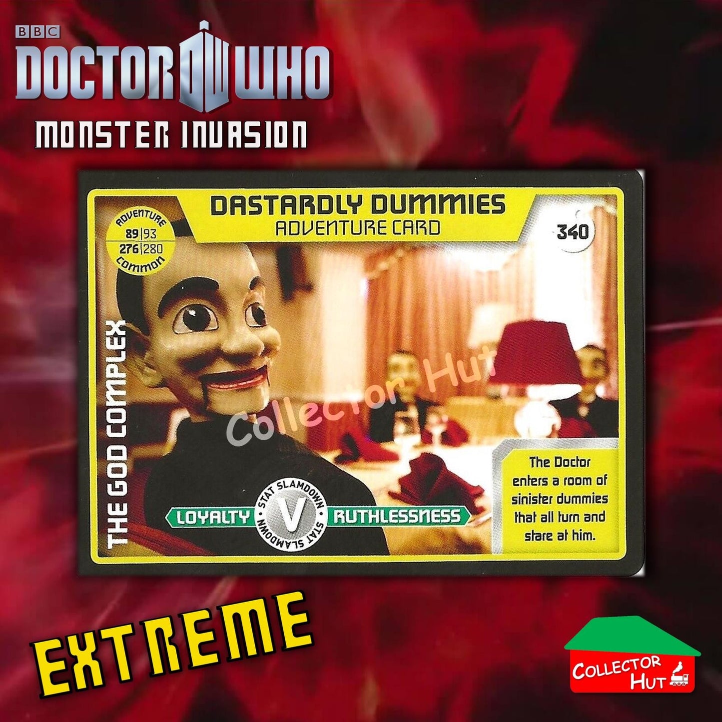 DOCTOR WHO Monster Invasion EXTREME Cards 166-344 New Fresh & Sleeved YOU CHOOSE