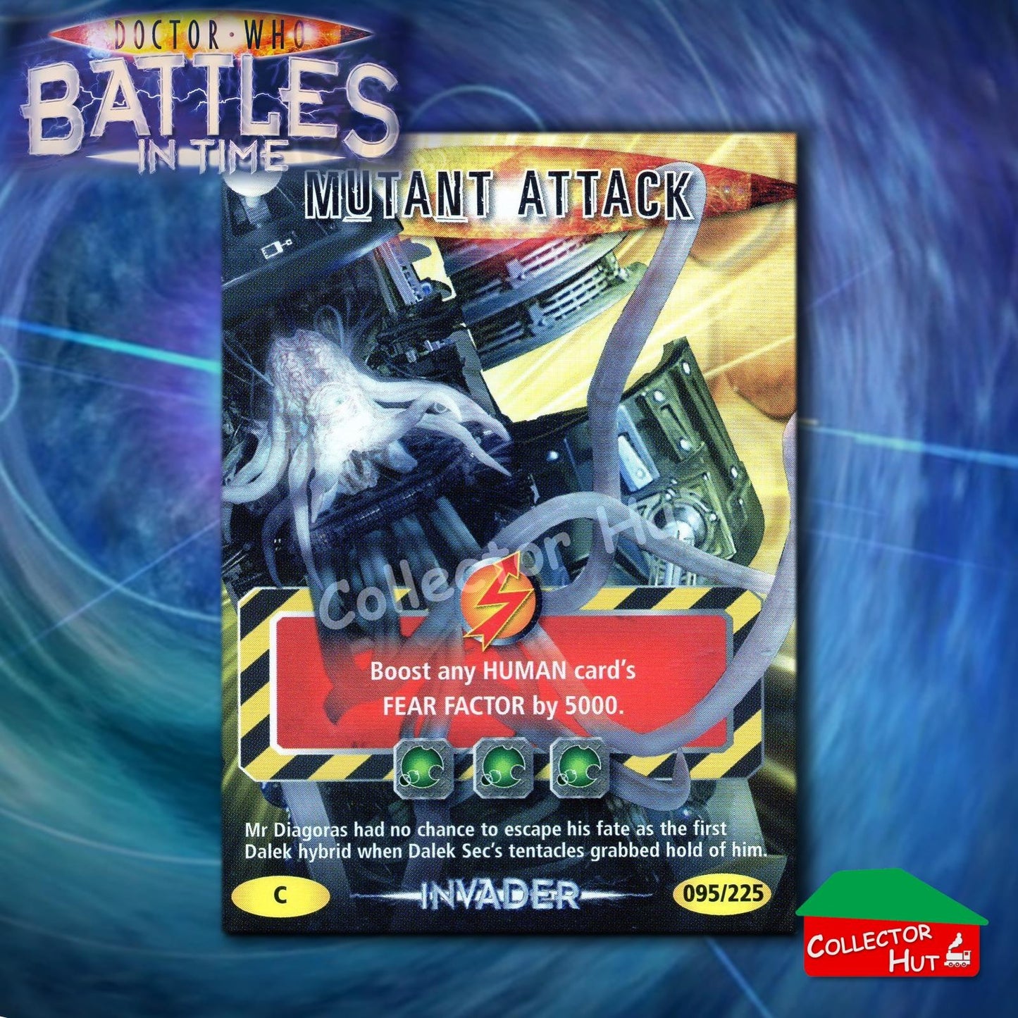 DOCTOR WHO Battles in Time #376-600 INVADER RARE & COMMON CARDS YOU CHOOSE