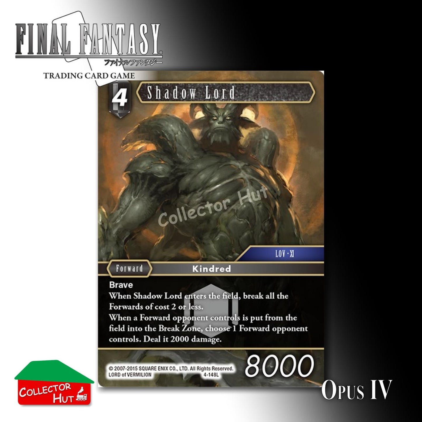 Final Fantasy Trading Card Game OPUS IV 4 Singles You Choose