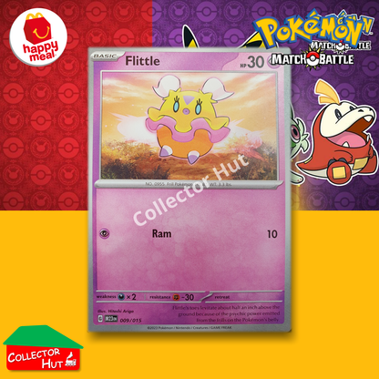 McDonald's Happy Meal 2023 Pokémon Match Battle SINGLE Trading Cards You Choose
