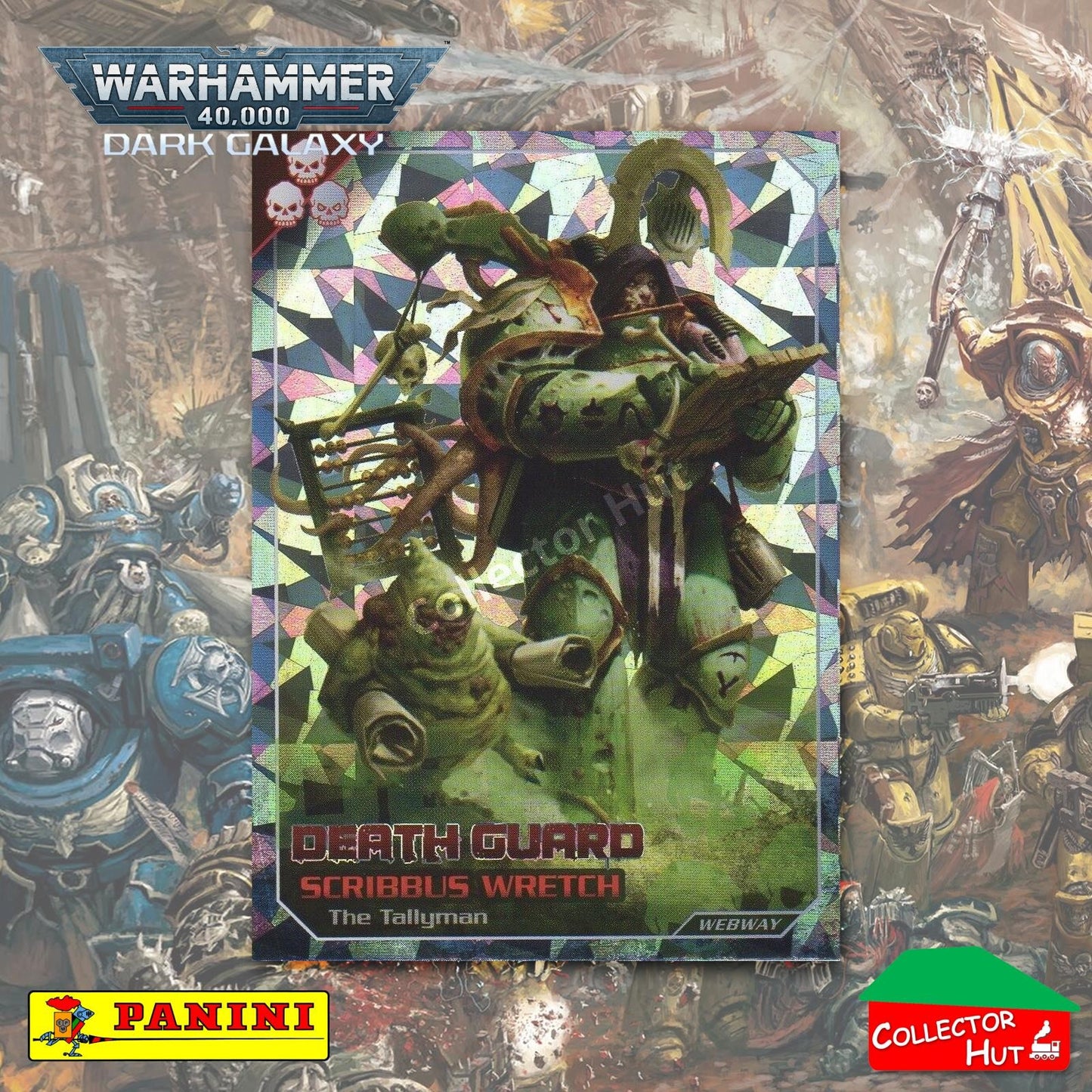 PANINI Warhammer 40,000 Dark Galaxy Webway Inferno Adamantium Limited FOIL Cards