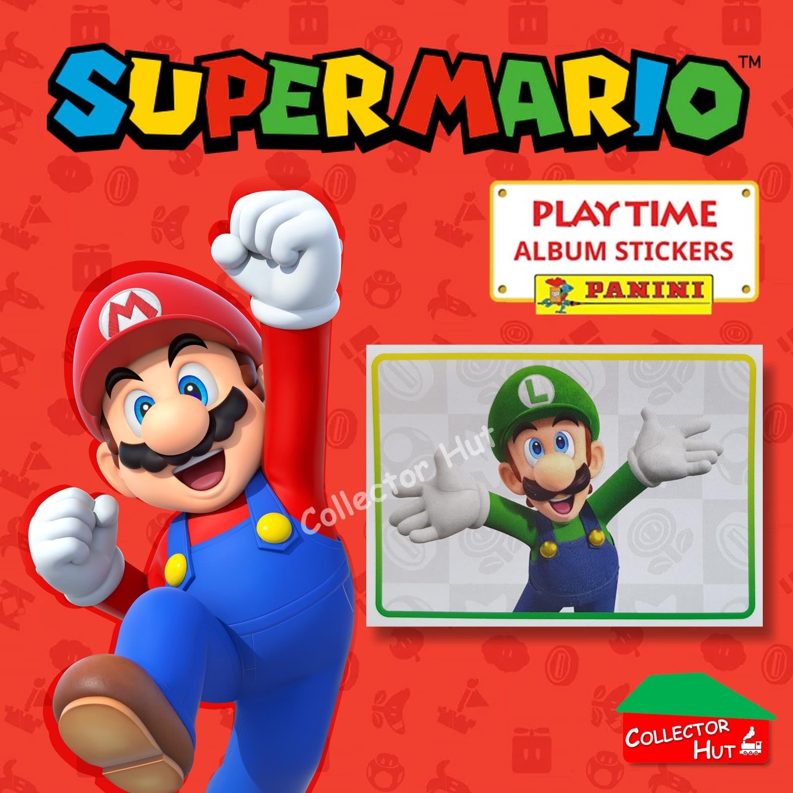 Panini Super Mario Playtime Sticker Collection Singles