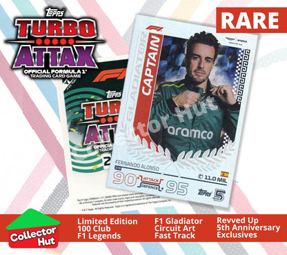 Topps Turbo Attax Formula 1 F1 2024 #313-344 RARE Limited Cards YOU CHOOSE