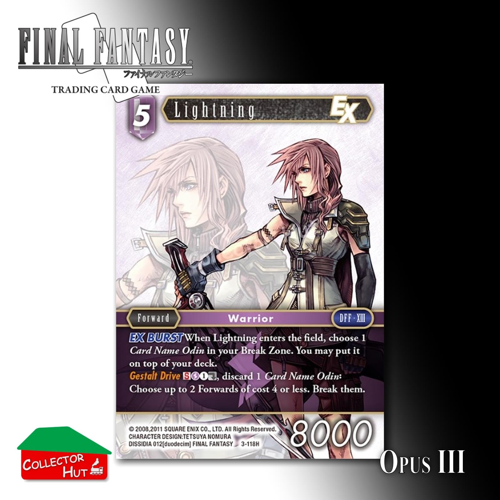 Final Fantasy Trading Card Game OPUS III 3 FOIL CARDS You Choose