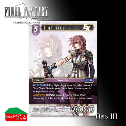 Final Fantasy Trading Card Game OPUS III 3 FOIL CARDS You Choose