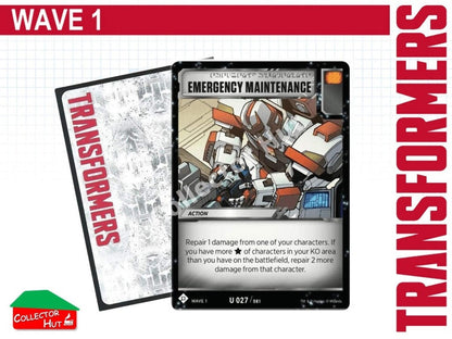 Transformers TCG Wave 1 BATTLE Cards Common/Uncommon