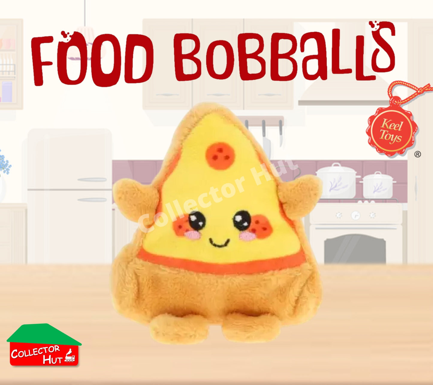 Food Bobballs Plush Toys Super Cute 8cm Collectible Characters from Keel