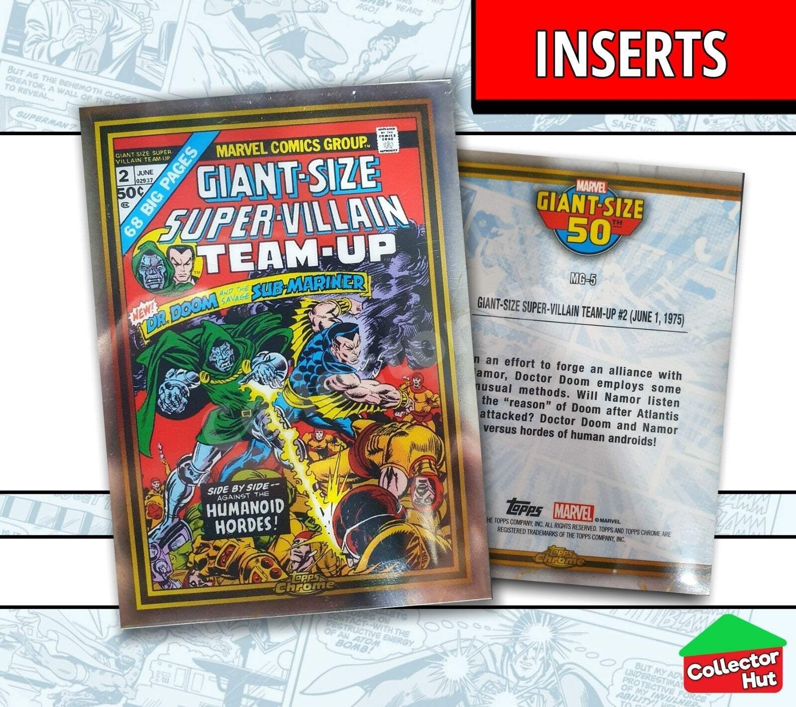 Marvel Topps Chrome 2024 INSERT Card Collection YOU CHOOSE