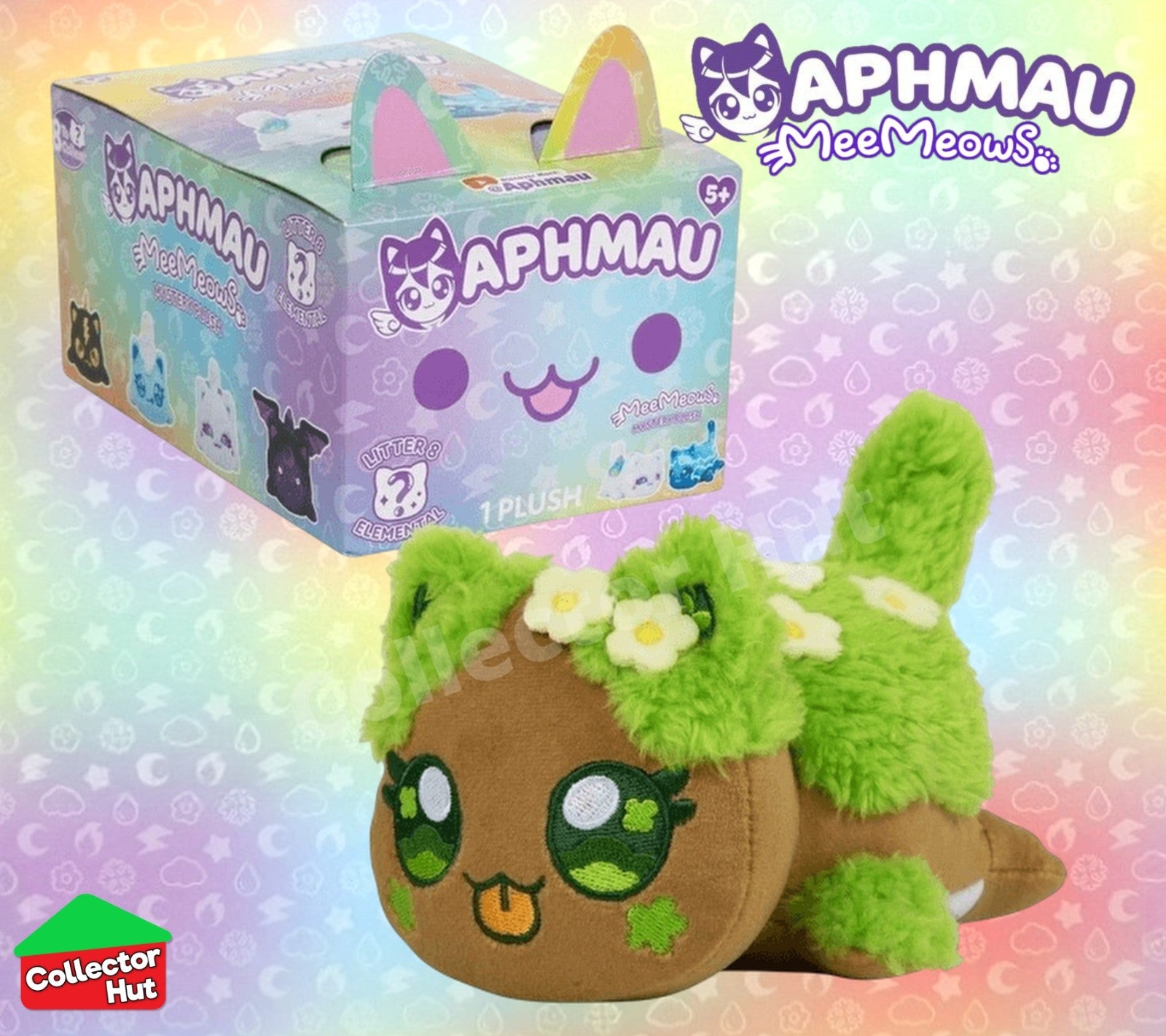 Aphmau MeeMeows Mystery 6" Plush Litter 8 ELEMENTAL IDENTIFIED You Choose