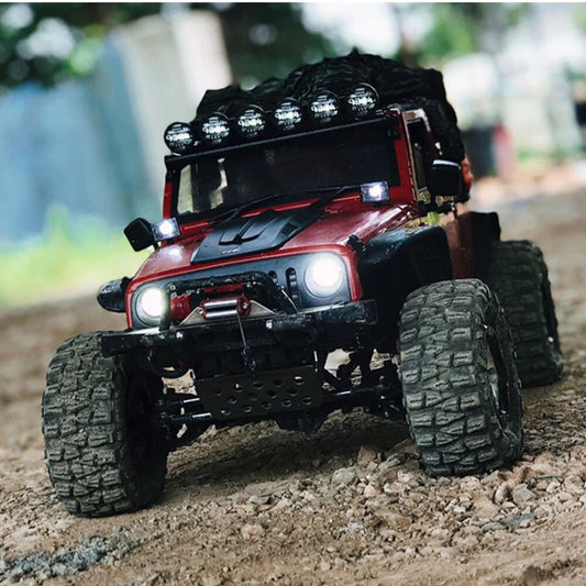 RC Truck Roof Grill LED Fog Lamp Upgrade Sets x4 x5 x6