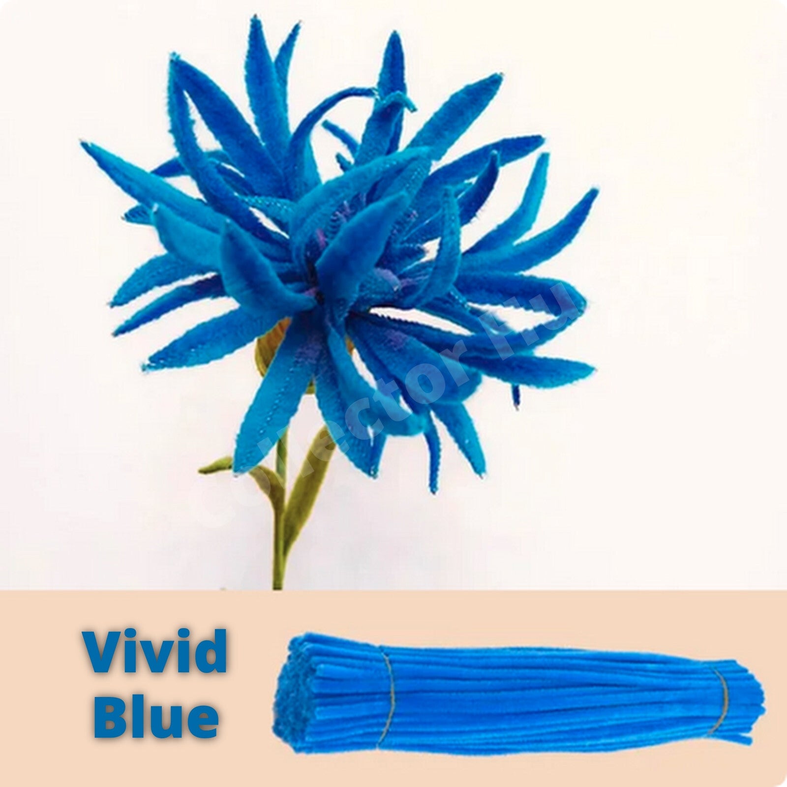 Chenille Craft Stems Pipe Cleaners 20pcs 30cm x 6mm Long Flexible Craft Supplies