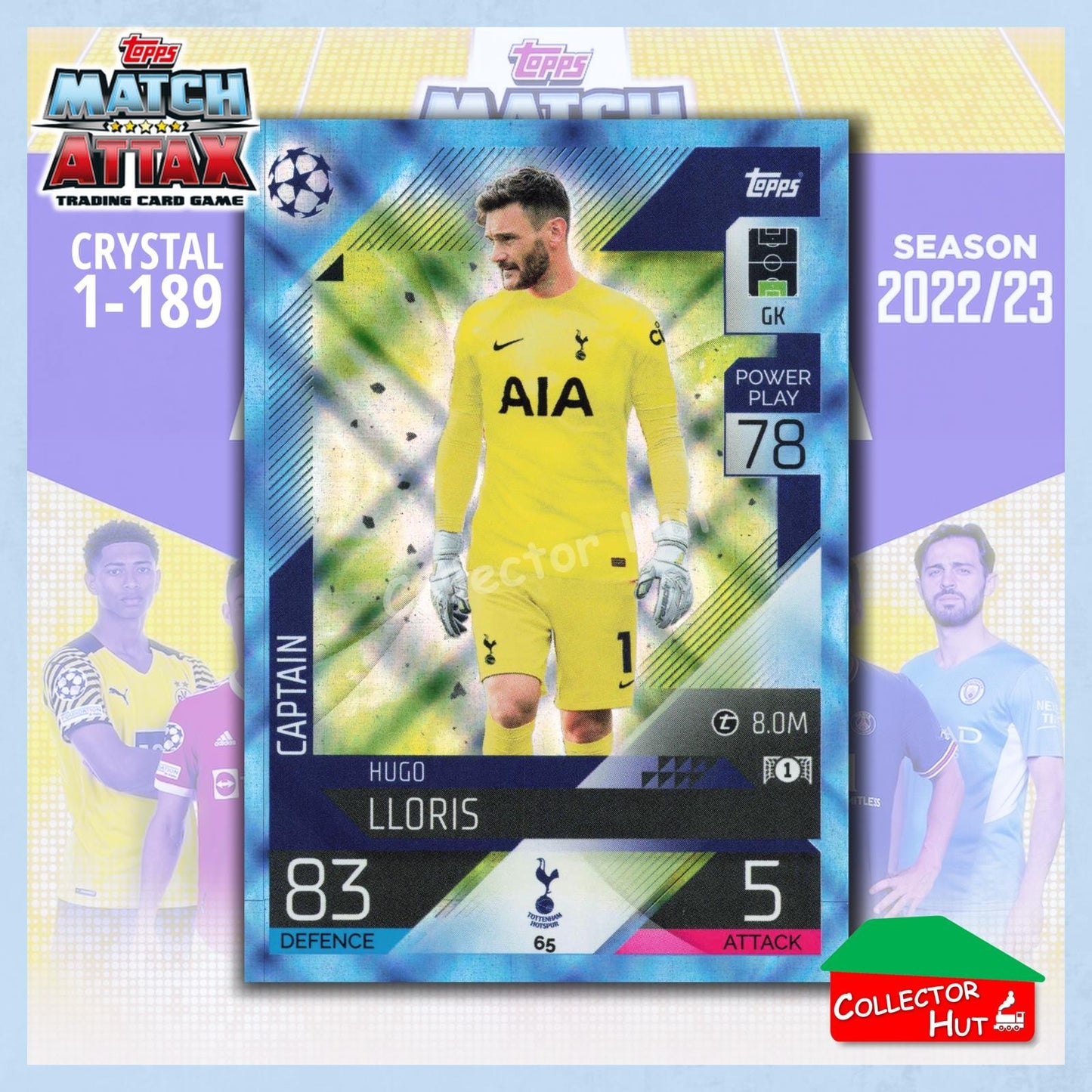 Topps Match Attax Europa Champions League 2022/23 Crystal Parallel Cards 1-189