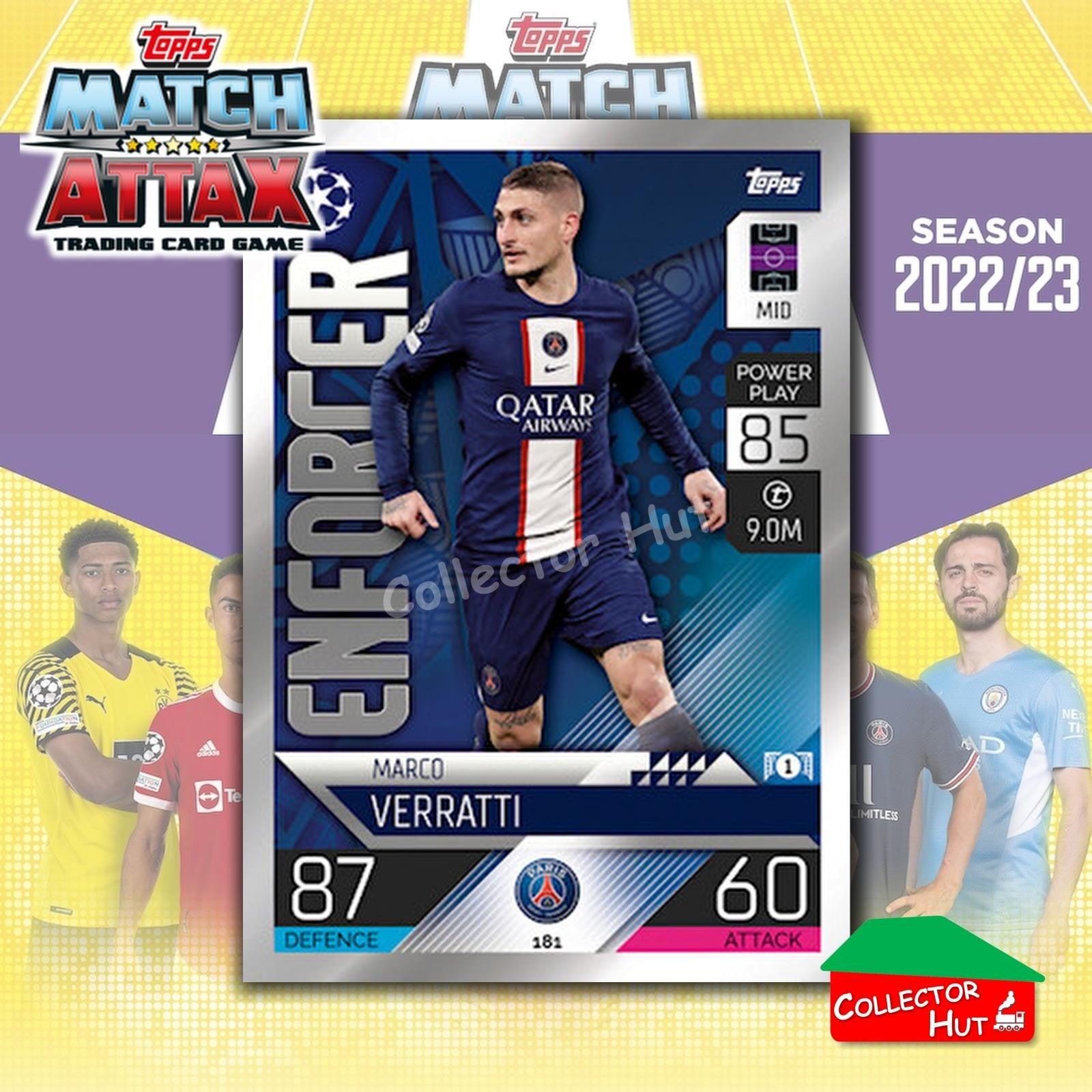 Topps Match Attax Europa Champions League 2022/23 TCG Trading Cards Base 1-189