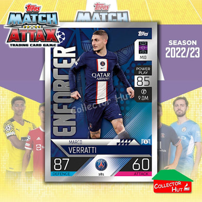 Topps Match Attax Europa Champions League 2022/23 TCG Trading Cards Base 1-189