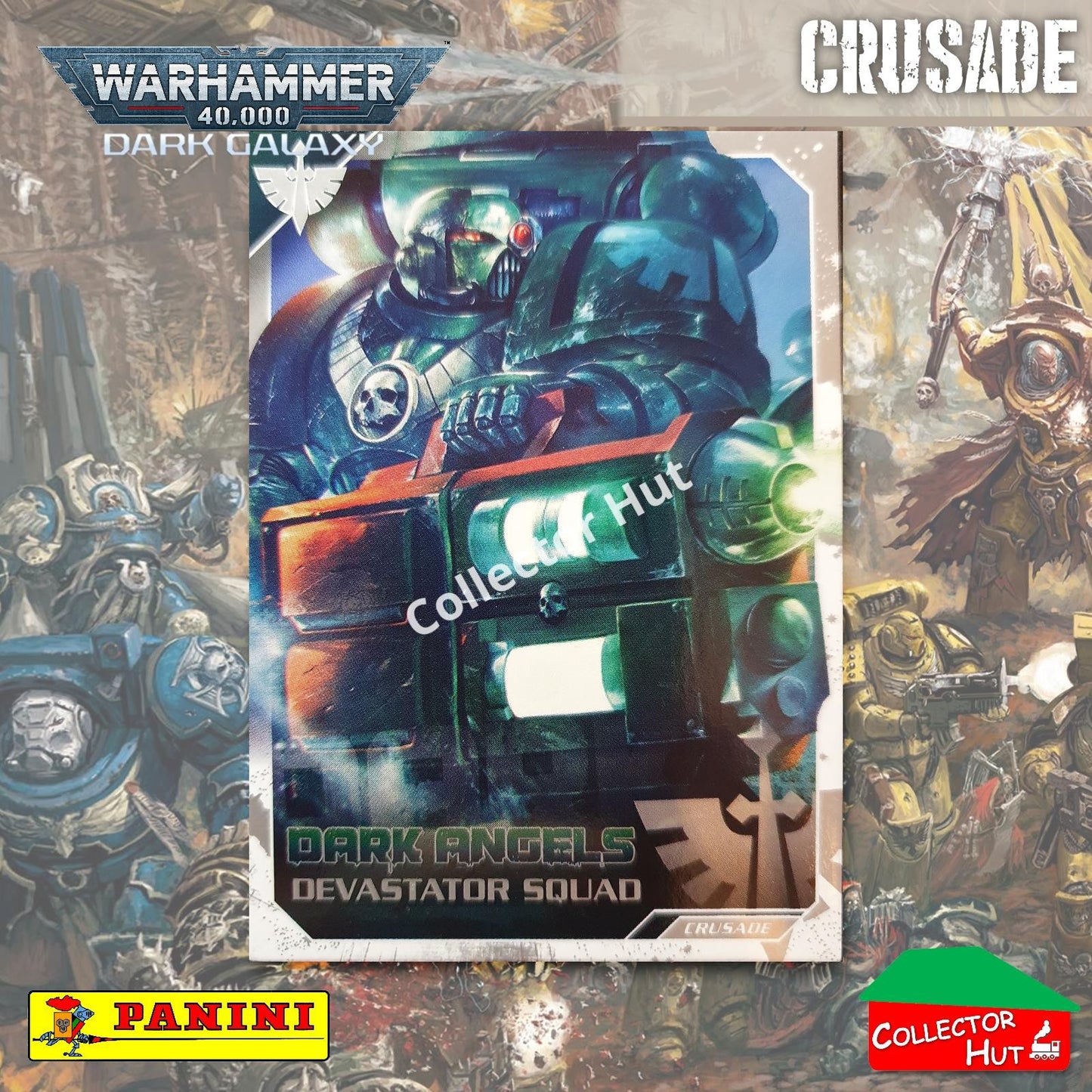 PANINI Warhammer 40,000 Dark Galaxy Parallel Trading Card Crusade Vanguard Purge