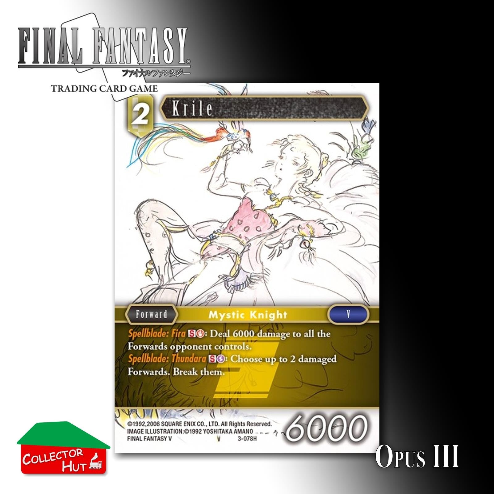 Final Fantasy Trading Card Game OPUS III 3 Singles You Choose