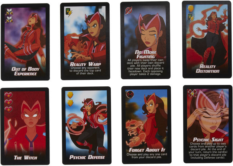 Marvel Mayhem Card Game Ages 8+ Fun Game for Marvel Super Hero Fans 2-4 Players