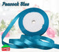 Satin Ribbon Roll Double Sided 23m Various Colours Sizes 10mm 15mm Widths