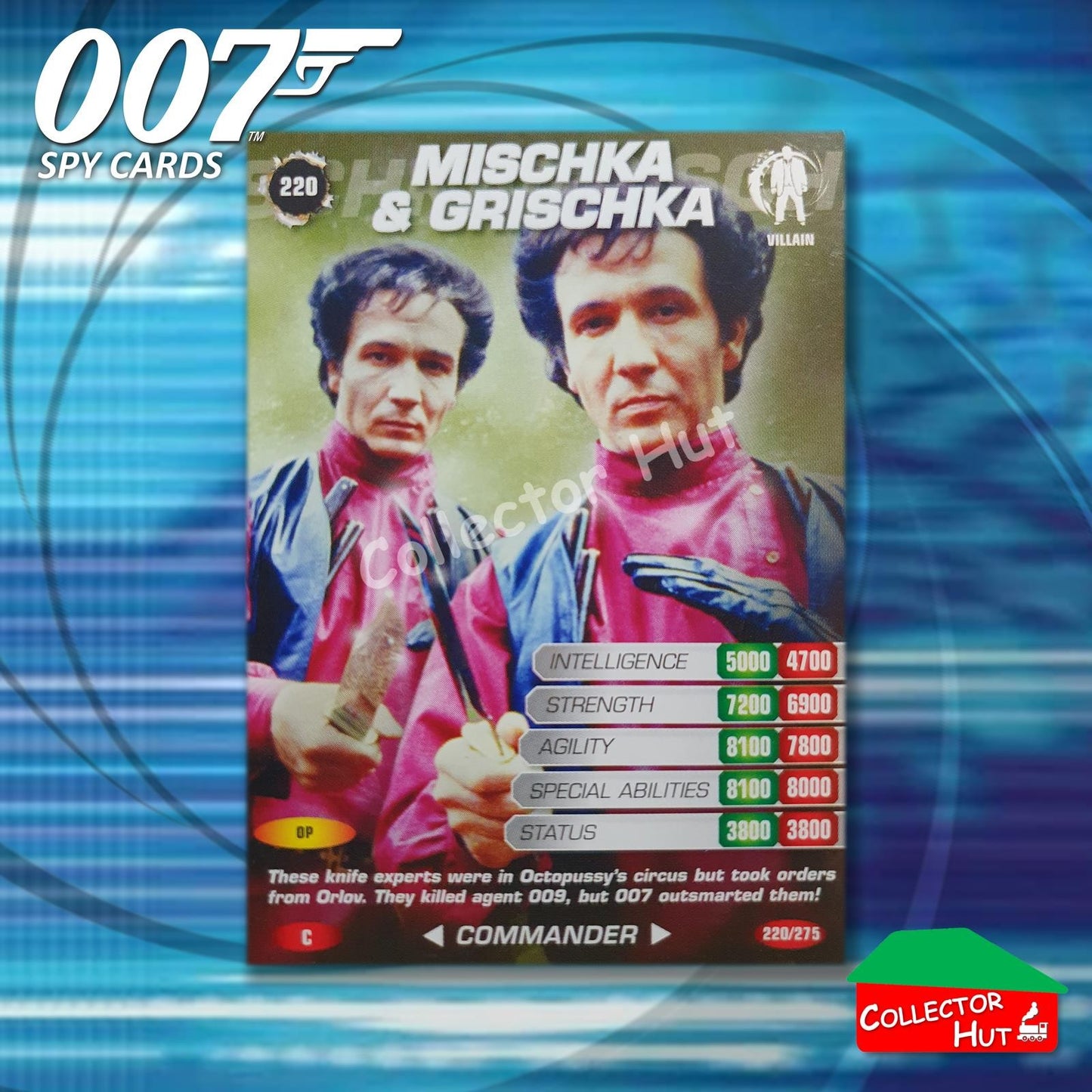 James Bond 007 Commander Spy Cards BASE COMMON YOU CHOOSE