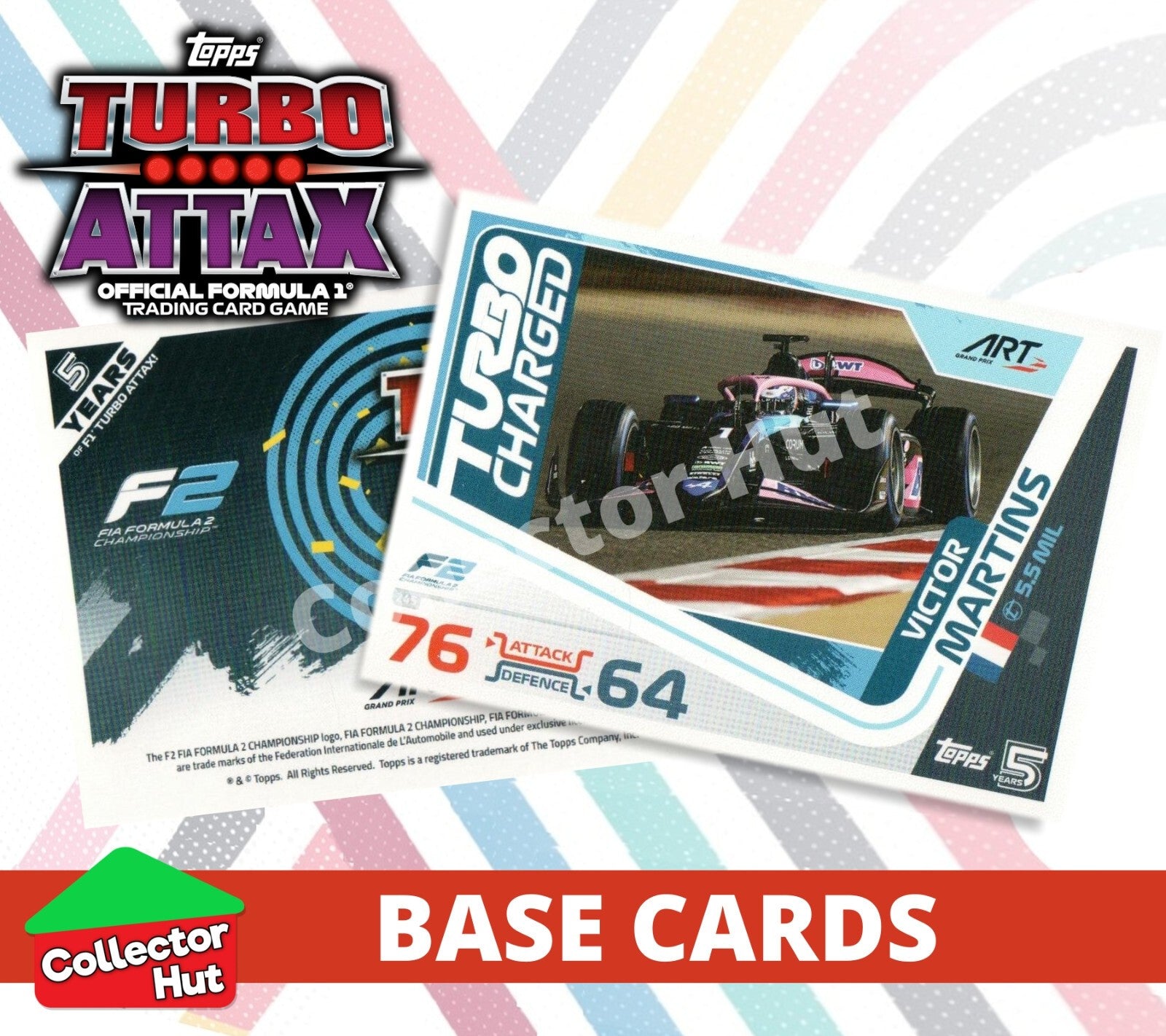 Topps Turbo Attax Formula 1 F1 2024 #167-312 Base Cards YOU CHOOSE
