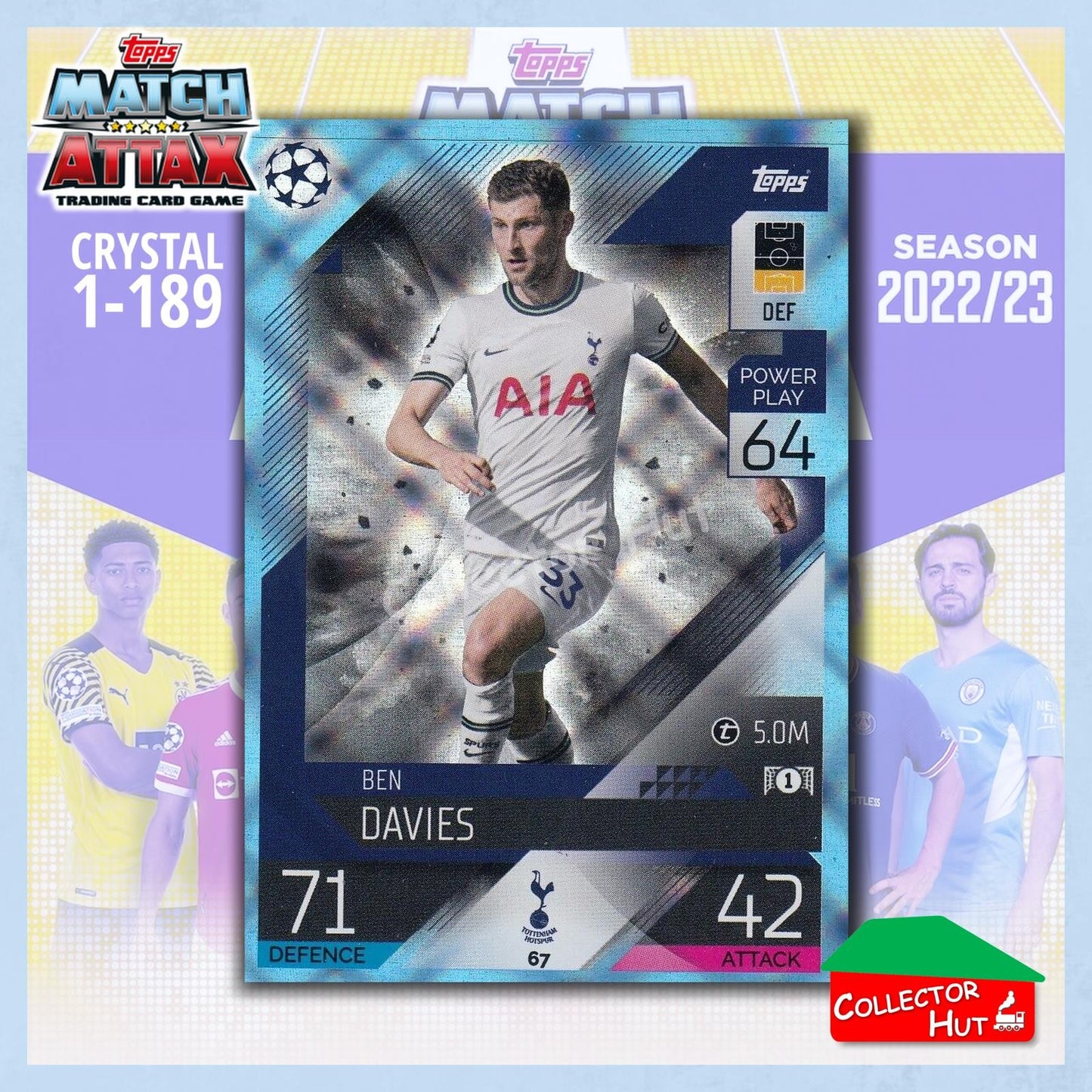 Topps Match Attax Europa Champions League 2022/23 Crystal Parallel Cards 1-189