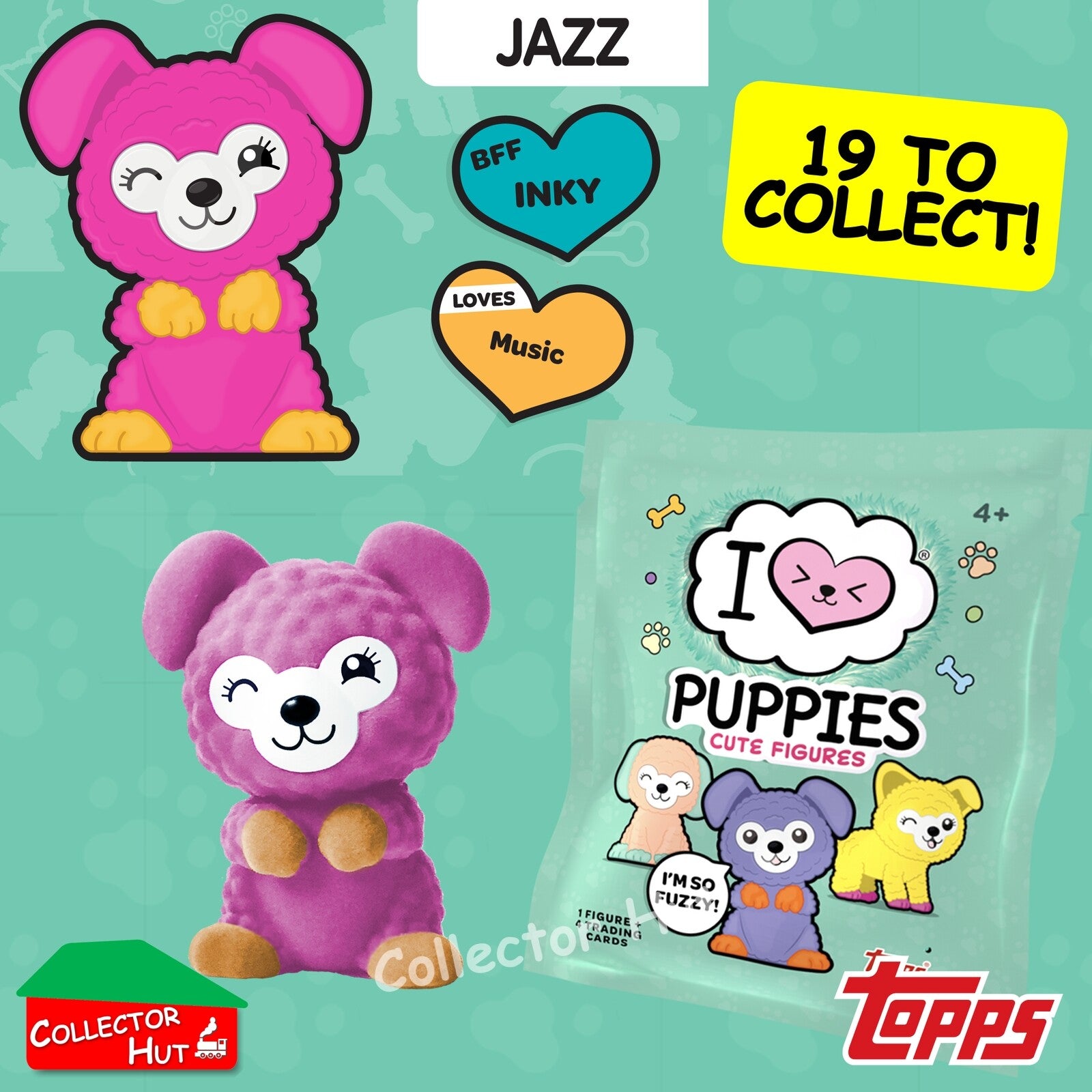 Topps I Love Puppies Cute Blind Bag Mini Figures IDENTIFIED