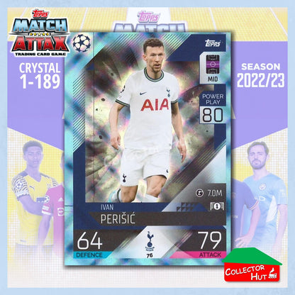 Topps Match Attax Europa Champions League 2022/23 Crystal Parallel Cards 1-189