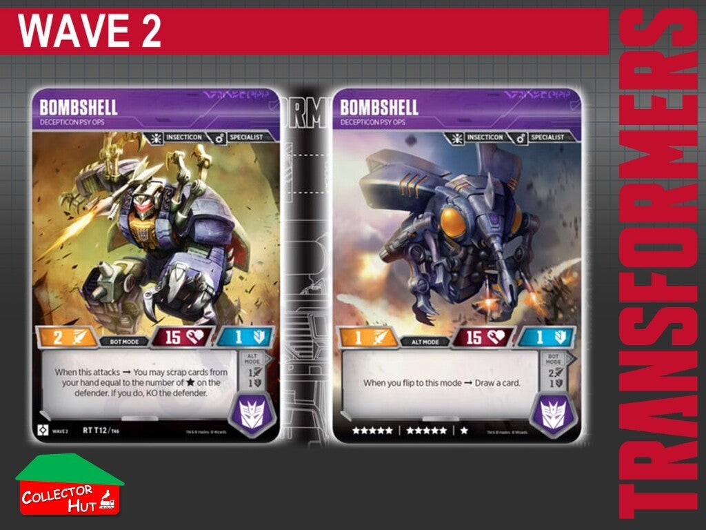 Transformers TCG CHARACTER Trading Cards All Waves