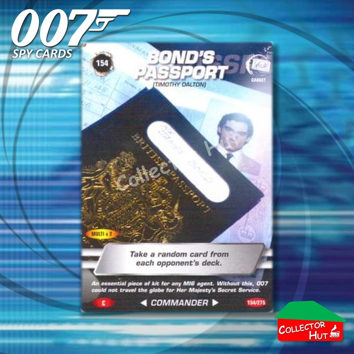 James Bond 007 Commander Spy Cards BASE COMMON YOU CHOOSE