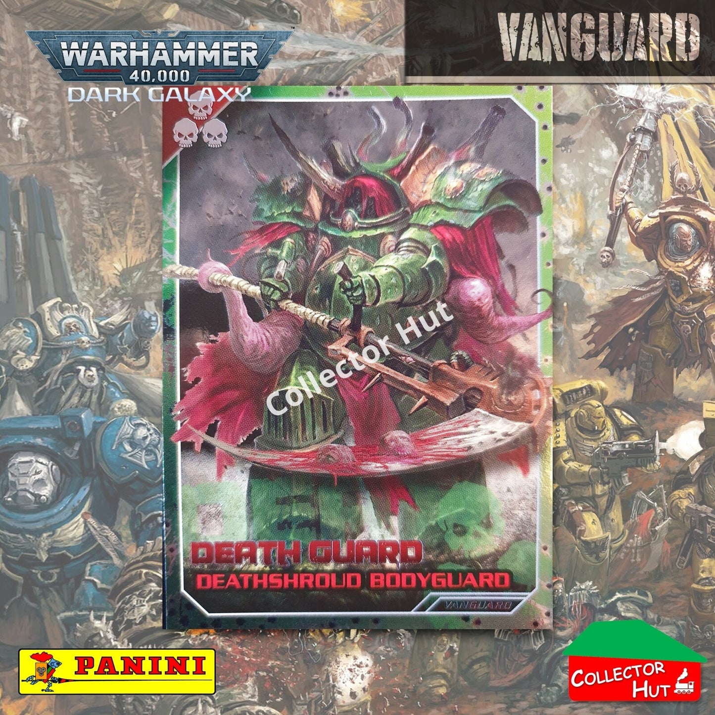 PANINI Warhammer 40,000 Dark Galaxy Parallel Trading Card Crusade Vanguard Purge