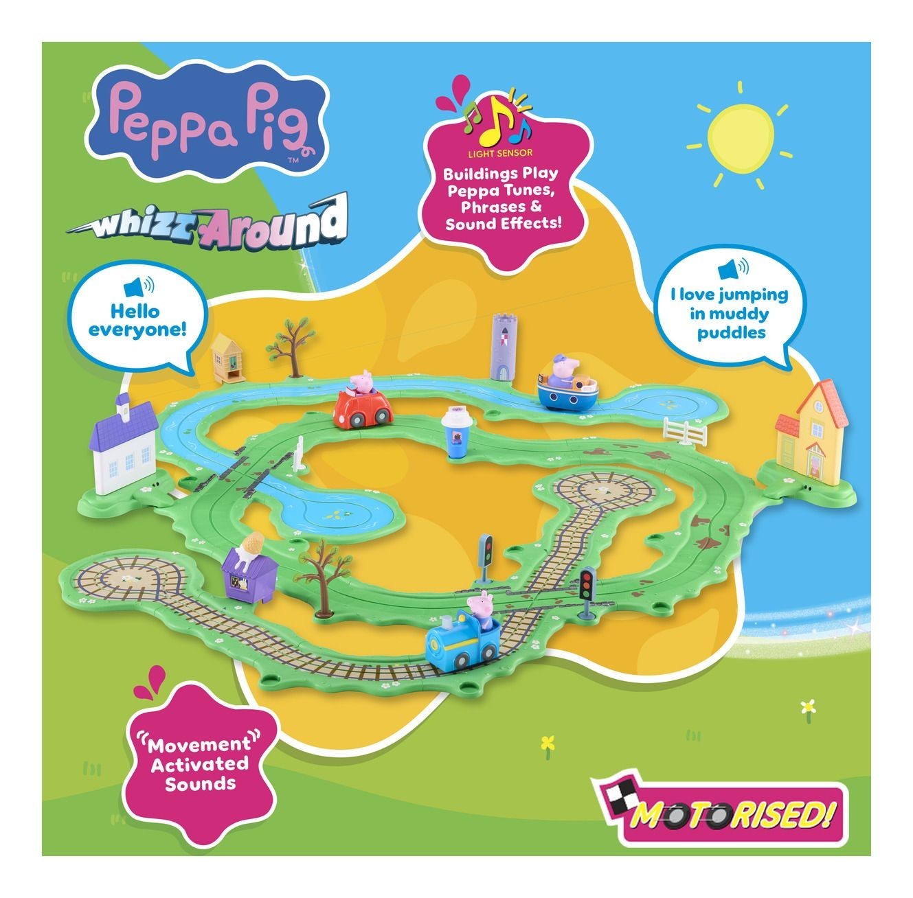 Peppa Pig Whizz Around Play Sets