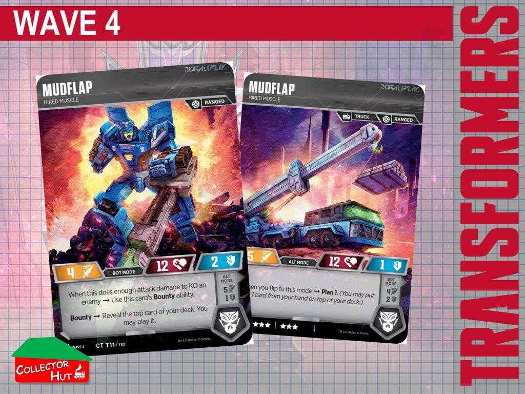 Transformers TCG CHARACTER Trading Cards All Waves