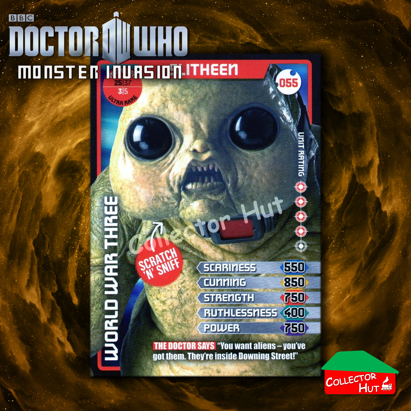 DOCTOR WHO Monster Invasion SUPER & ULTRA RARE Cards YOU CHOOSE