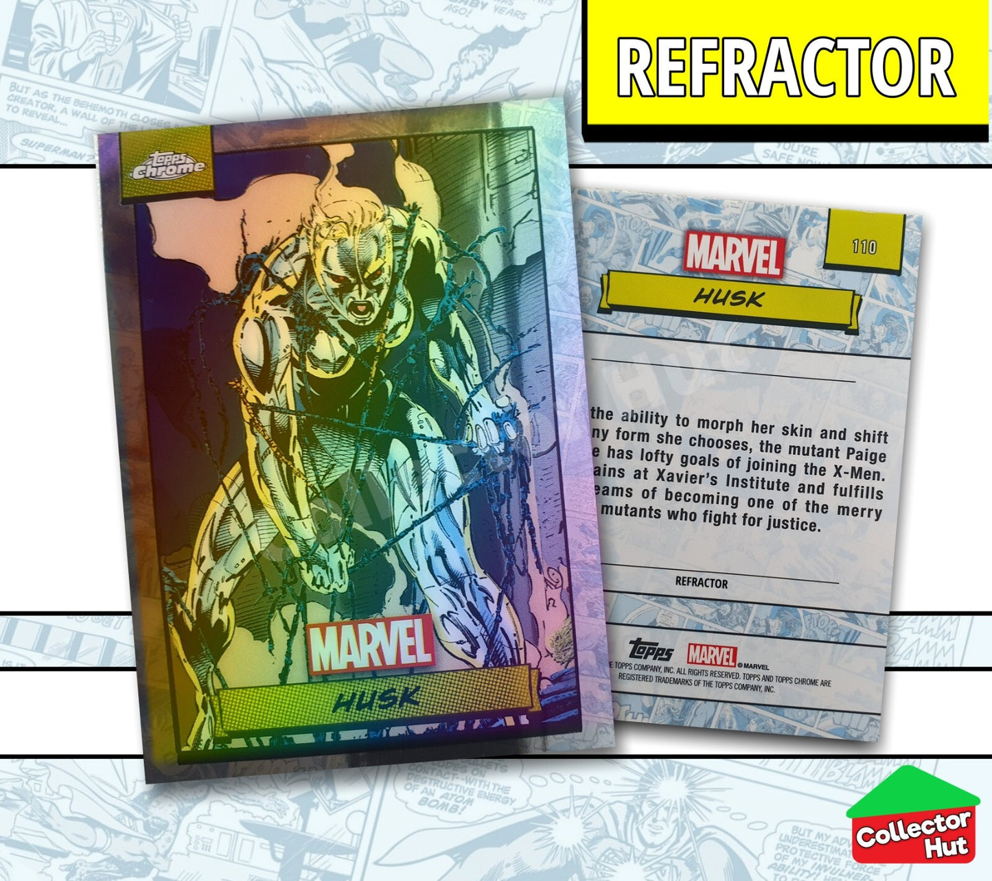 Marvel Topps Chrome 2024 REFRACTOR Card Collection YOU CHOOSE