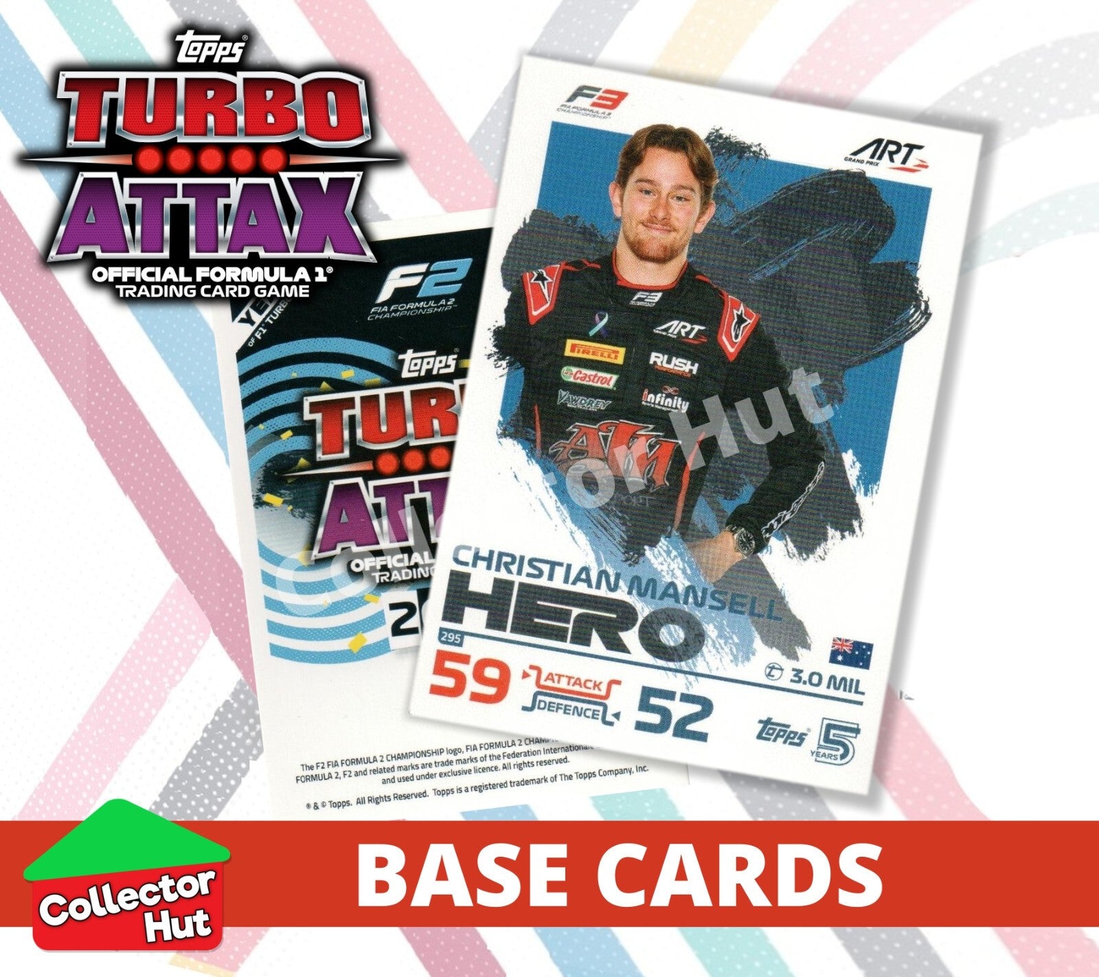 Topps Turbo Attax Formula 1 F1 2024 #167-312 Base Cards YOU CHOOSE